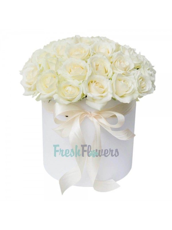Квіти в коробці "Жемчуг"